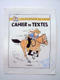 Studios Hergé - Projet de couverture Ã  l’encre de chine et aux encres de couleurs - Tintin en Amérique - (années 80) | Catawiki