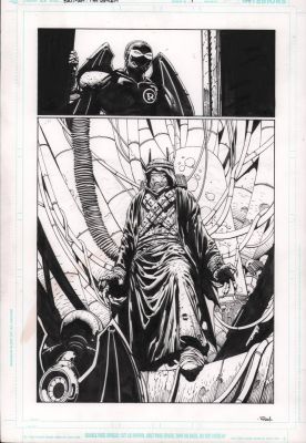 David Finch, Ryan Winn - Batman: the Return #1 P.23 - Early Heretic Appearance - Signed - 2011