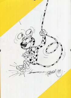 Batem - original drawing - Marsupilami - (1999) | Catawiki