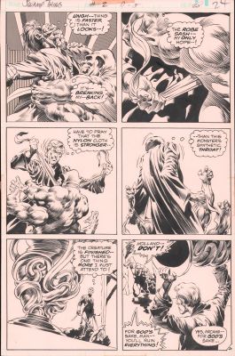 Bernie Wrightson - Swamp Thing #2 P.20 - Early All Wrightson Arcane Action - 1972