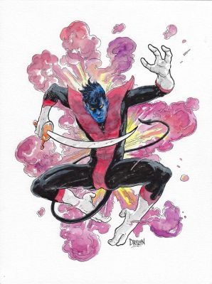 Andrew Drilon | Nighrcrawler Pinup X-Men | TDArt