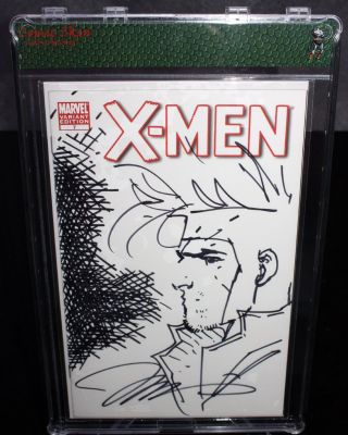 Jim Lee | X-Men #7 Oa Sketch Variant - Gambit - Signed | Anthony’s Comic Book Art