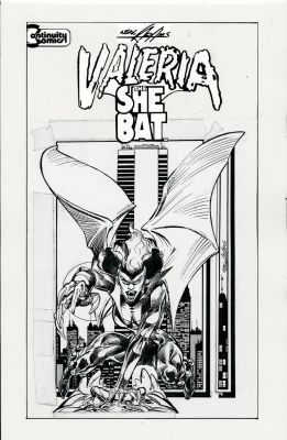 Neal Adams | Adams, Neal - Valeria the She-Bat Promotion / Ad Art 1993 | Cool Lines Art