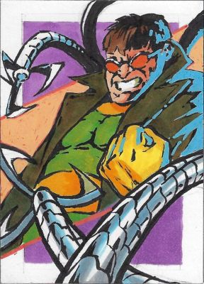 Aniekan Udofia | Sketch Card - Doctor Octopus Ock Marvel Spider-Man | TDArt