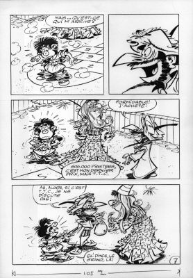 Tabary Jean | Planche originale 8 pour Iznogoud édition de poche de Jean Tabary | Galerie Napoléon