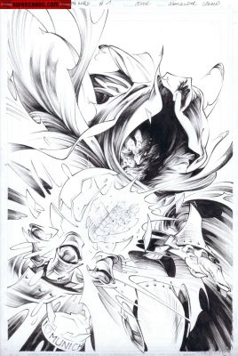 Alexander Lozano | Covers / Pinups Issue Doom Ruler of the World # 1 Page Cover | Kwan Chang