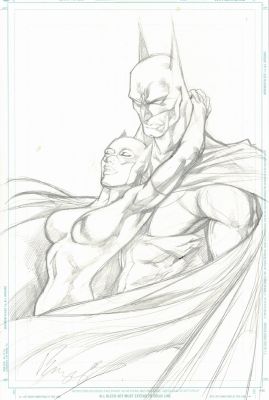 . Buzz | Batman / Catwoman Sexy Pinup | Romitaman