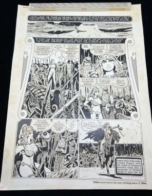 Frank Thorne | Ghita #? Pg. 75 - Stat Page - Frank Thorne | Anthony’s Comic Book Art