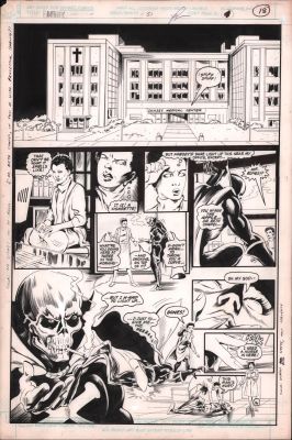 Lou Manna, Tony Dezuniga | Infinity Inc #51 P.16 - Mister Bones - 1988 | Anthony’s Comic Book Art