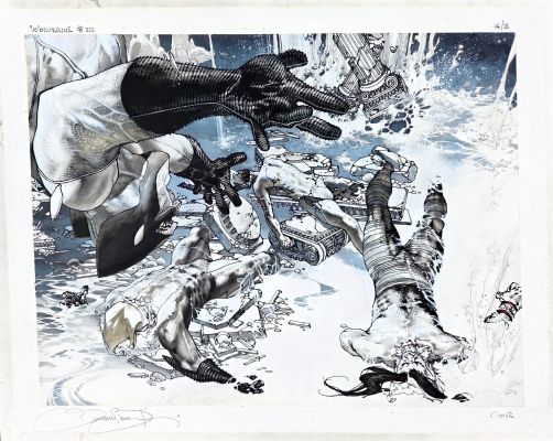 Wolverine #313 pgs 14/15 DPS by Simone Bianchi | DiTullio Art Collective