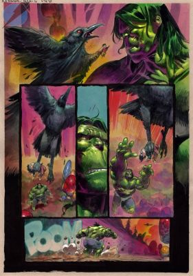 Nic Klein | The Infernal Hulk Issue 4 Page 8 | Felix Comic Art
