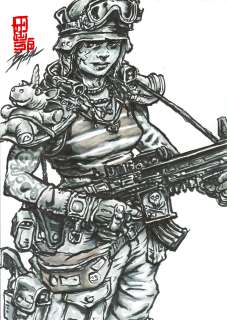 Lot 269 - Angel Bazal - Soldier, Tribute to Karl Kopinski