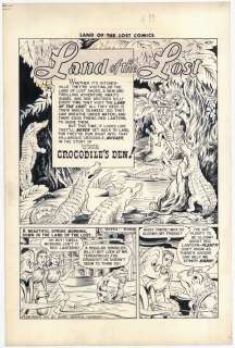 227: Olive Bailey The Crocodile’s Den comic art | Russ Cochran