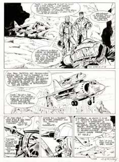 Albert Weinberg | Dan Cooper, Boneyard 22, planche original Ã  l’encre de… | Septimus
