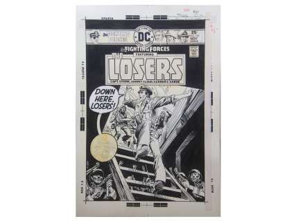 1975 Our Fighting Forces #161 Cover Art Joe Kubert | Weiss Auctions