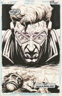 Steve Dillon | Animal Man Issue 37 Page 28 | Albert Moy
