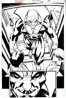Scott McDaniel Andy Owens | Nightwing #102 P 22 Splash (A Huge Deadman Confronts 2 Kids!) 2004 | Romitaman