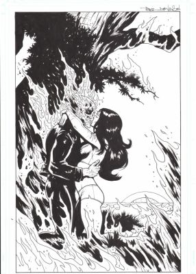 Paul Davidson – Ghost Rider – Spirits of Vengeance 6p6 – Splash | Berserker Art