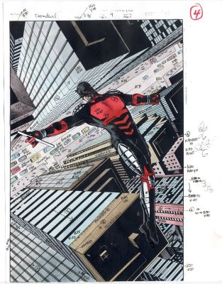 Christie Scheele Alexander Jubran Ande Parks | Daredevil - Color Guide Issue 338 Page 4 | Catskill Comics