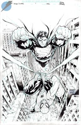Ryan Stegman - Spider-Man / Superman Issue 1 Page Cover