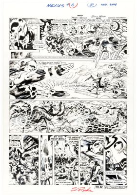 Steve Rude | Rude, Steve - Nexus Sunday #2 2016, Nexus Blasts Grotesque Creatures | Cool Lines Art