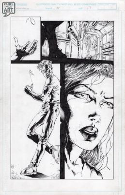 David Finch | Cyberforce 19 Page 17 | Panel Page Art