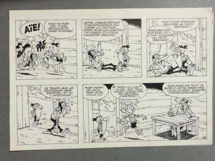 Remacle, Marcel - Planche originale (p.7) - Le Vieux Nick et Barbe Noire - Barbe Noire Recrute - (1975) | Catawiki