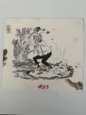Paul Coker | Mad Horrifying Cliches Unearthing a Foul Plot Issue 113 | RGLArt