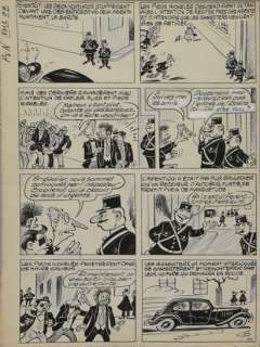 Pellos, René (1900-1... | LES PIEDS NICKELES, «LES DEUX VOITURES STOPPERENT» Planche... | Coutau Bégarie