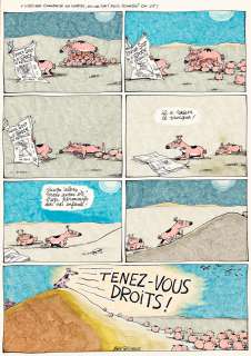 CLARE BRETÉCHER (1940-2020) "Le Bolot Occidental, No. 12," page 2. | Swann Galleries