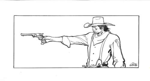 Giraud, Jean (Gir) - Originalzeichnung fÃ¼r ein Exlibris - "Blueberry" | Catawiki