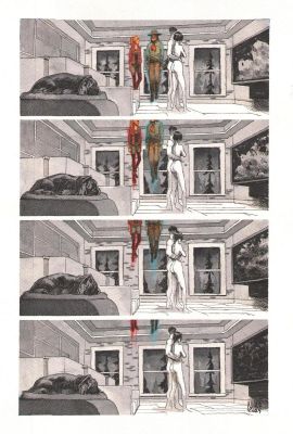 Henrichon Niko | Planche originale 97 de Spectateurs | Galerie Napoléon