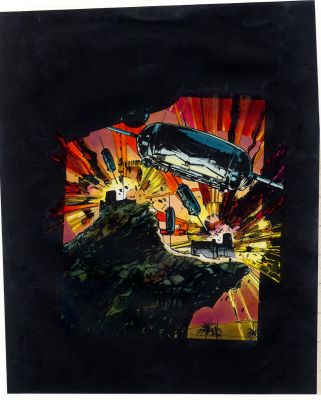Bill Sienkiewicz Christie Scheele | (1985) Marvel Super Special - Dune Movie Adaptation - Back Cover Issue 36 | Catskill Comics