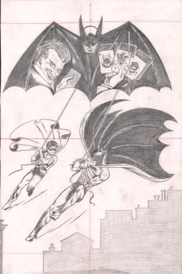 Michael Duron | Batman #1 Cover Re-Creation - Signed on Back | Anthony’s Comic Book Art
