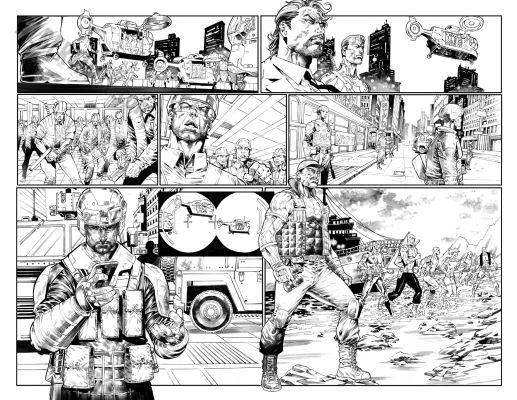Esau And Isaac Escorza | Tmnt: the Last Ronin II Re-Evolution Issue 5 Page 16 And 17 | Albert Moy