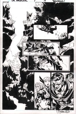 Chris Bachalo, Tim Townsend | Doctor Strange #7 P.19 - Magik, Dr. Strange - Signed - 2016 | Anthony’s Comic Book Art