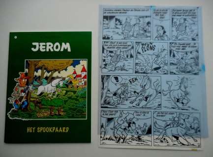 Jerom 34 - Planche originale + album - Het spookpaard - B - EO - (2012) | Catawiki