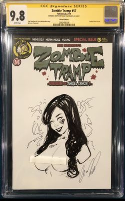 Elias Chatzoudis Original Sketch Zombie Tramp #57 CGC 9.8 Signed | Raremarq (Buy It Now)