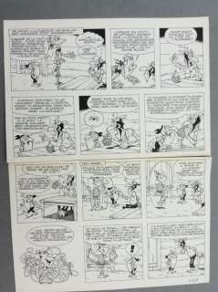 Remacle, Marcel - Planche originale - Le Vieux Nick et Barbe-noire - Format: 30 x 40 cm. - (1975) | Catawiki