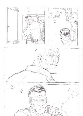 Jacen Burrows – 303 issue 5p4 – Garth Ennis | Berserker Art