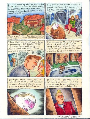 Richard Sala | The Residents - Freak Show (1992) - Herman the Human Mole Page 3 | Scott Eder