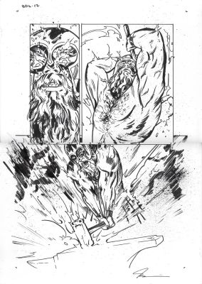 Jacob Phillips | The Peril of the Brutal Dark: an Ezra Cain Mystery Issue 06 Page 17 | Splash Page