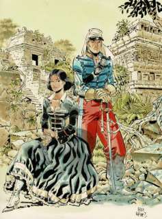 Félix Meynet | Sauvage, dessin original Ã  l’encre de chine et Ã … | Septimus