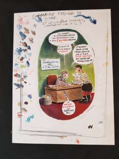 Vuillemin, Philippe - Dessin original - Les décus de la net économie - Ligne sale (1997/1998) | Catawiki