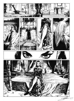 Secher Valentin | Planche originale 30 - ELRIC - Le Nécromancien ( T.05 ) | Galerie Napoléon