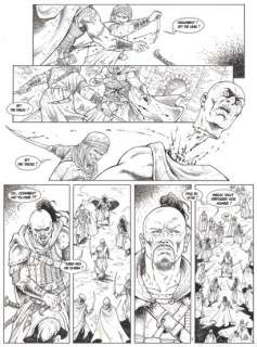 Philippe Xavier | Croisade - Nomade, Simoun Dja, planche originale Ã … | Septimus