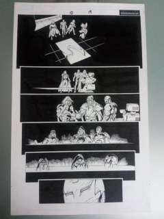 Original Art Page By Mark Bagley - Marvel Comics - mighty avengers #10 - Page 19 - (2013) | Catawiki