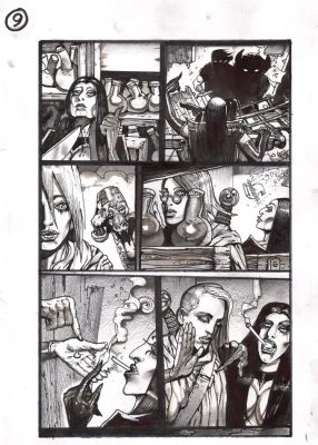 Simon Bisley – Babes fantasy page | Berserker Art