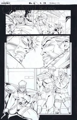 Mark Pajarillo, D-Tron , Marlo Alquiza | Prophet Vol 2 # 6 Page 13 By Mark Pajarillo (1996) | ComicArtFans Classifieds