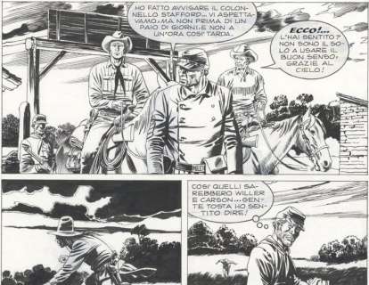 Tex # 22 Albo Gigante - "Seminoles" - Tavola Originale - (2008) | Catawiki